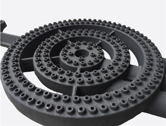 3 das Feuer-Ring-Propan-stützte fester Roheisen-Gasbrenner-Rahmen KR3LPGC