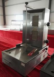 China Kebab-Maschine 430 Brenner LPG Doner des Edelstahl-zwei mit spinnender Stange fournisseur