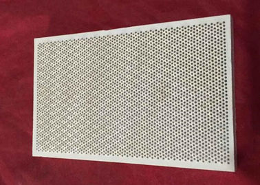 China 155 * 95 Millimeter Infrarotbienenwaben-hitzebeständige keramische Platte flammenloser poröser Cordierite fournisseur